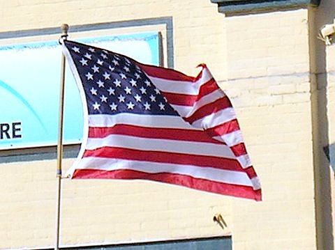 American Flag at Deland Music Festival