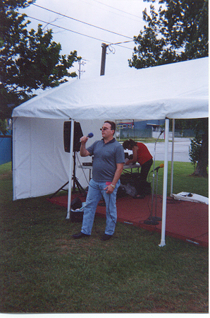 Singing at Ambassador Charlie Ray's Music Festival