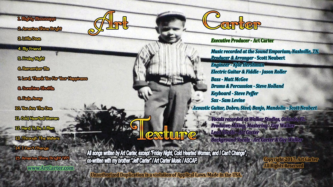 Art Carter - Inside Page 2 & 3